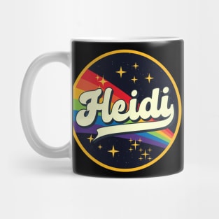 Heidi // Rainbow In Space Vintage Style Mug